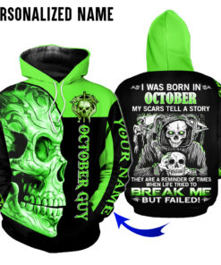 Personalized Name October Guy 3D All Over Printed Clothes NQMA191011