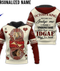 Personalized Name October King 3D All Over Printed Clothes NQLL071210