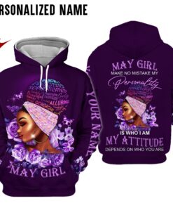 Personalized Name May Girl 3D All Over Printed Clothes HUTD030607