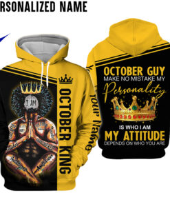 Personalized Name October Guy 3D All Over Printed Clothes HULL220110