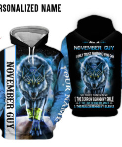 Personalized Name November Guy 3D All Over Printed Clothes NQOO051011