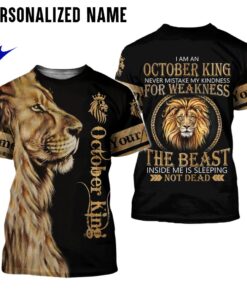 Personalized Name October Guy 3D All Over Printed Clothes DHHY100710