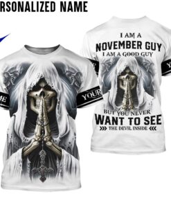 Personalized Name November Guy 3D All Over Printed Clothes DHLN210508