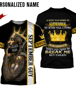 Personalized Name September Guy 3D All Over Printed Clothes DHMA311209