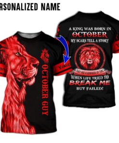 Personalized Name October Guy 3D All Over Printed Clothes DHOO120710