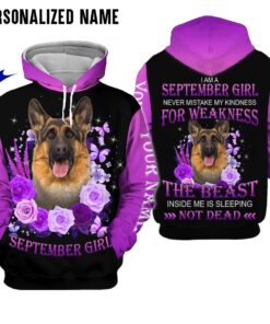 Personalized Name September Girl 3D All Over Printed Clothes HUML071009