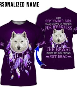 Personalized Name September Girl 3D All Over Printed Clothes HUOO080604