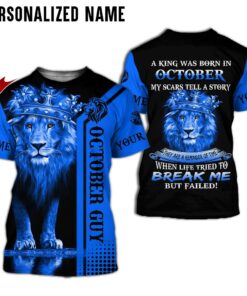 Personalized Name October Guy 3D All Over Printed Clothes HUOO230710