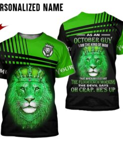 Personalized Name October Guy 3D All Over Printed Clothes MTHH080910