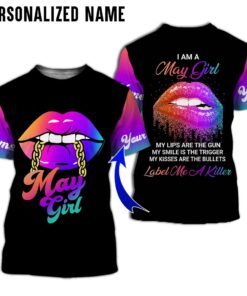 Personalized Name May Girl 3D All Over Printed Clothes MTOO090605