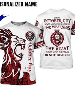 Personalized Name October Guy 3D All Over Printed Clothes NQDT240710