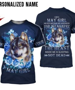 Personalized Name May Girl 3D All Over Printed Clothes NQDT300905