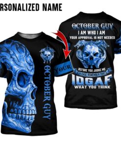 Personalized Name October Guy 3D All Over Printed Clothes NQHH060810