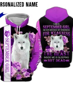 Personalized Name September Girl 3D All Over Printed Clothes NQHH131009