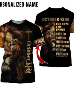 Personalized Name October Guy 3D All Over Printed Clothes NQHY010910