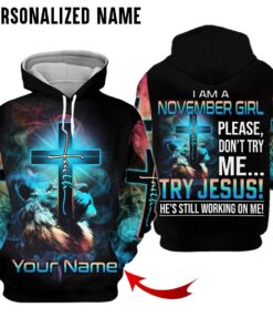 Personalized Name November Girl 3D All Over Printed Clothes NQHY121011