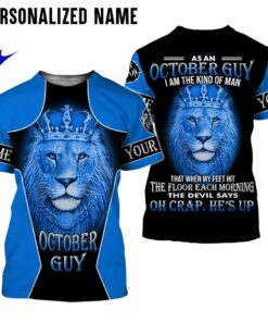 Personalized Name October Guy 3D All Over Printed Clothes NQHY220610
