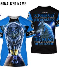 Personalized Name October Guy 3D All Over Printed Clothes NQML260610
