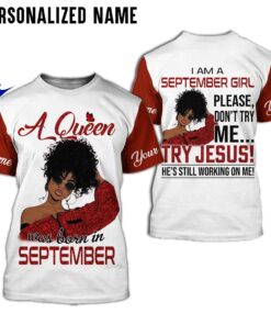 Personalized Name September Girl 3D All Over Printed Clothes NQOO110809