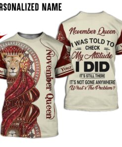 Personalized Name November Girl 3D All Over Printed Clothes NQOO190511