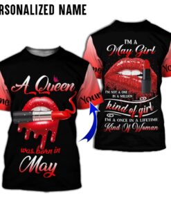 Personalized Name May Girl 3D All Over Printed Clothes NQOO270905