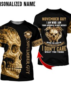 Personalized Name November Guy 3D All Over Printed Clothes NQTD260611