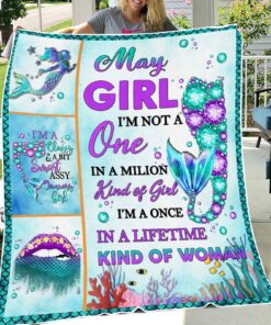 May Girl Fleece Blanket QFMM070305