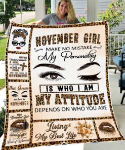 November Girl Fleece Blanket UKHM040411