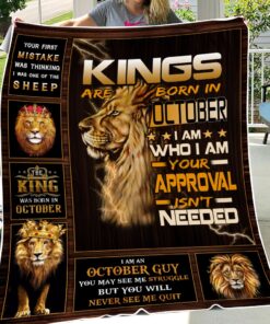 October Guy Fleece Blanket HXDT100310