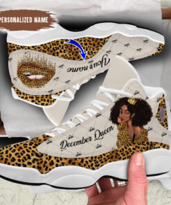 Personalized Name December Girl shoes UKAA080412