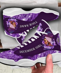 Personalized Name December Girl Shoes UKDT050412