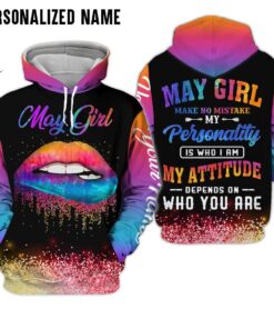 Personalized Name May Girl 3D All Over Printed Clothes DHHM281205