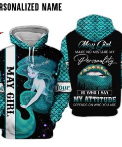 Personalized Name May Girl 3D All Over Printed Clothes DHKH101105