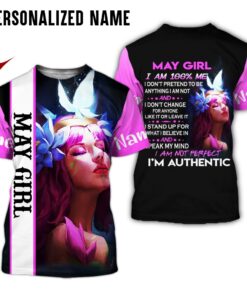 Personalized Name May Girl 3D All Over Printed Clothes DHWW021005