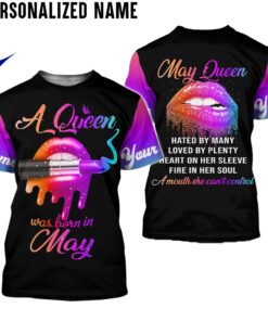 Personalized Name May Girl 3D All Over Printed Clothes NQLL180305