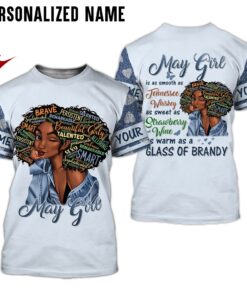 Personalized Name May Girl 3D All Over Printed Clothes NQTD260212