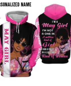Personalized Name May Girl 3D All Over Printed Clothes QFHM160405