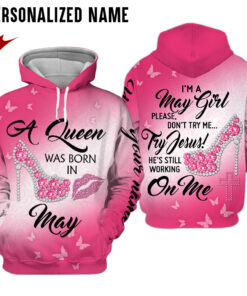 Personalized Name May Girl 3D All Over Printed Clothes QFMM050405