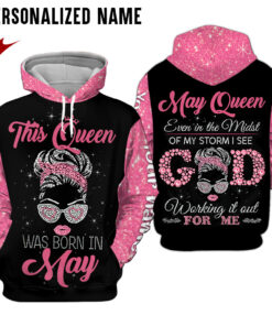 Personalized Name May Girl 3D All Over Printed Clothes UKMM290305