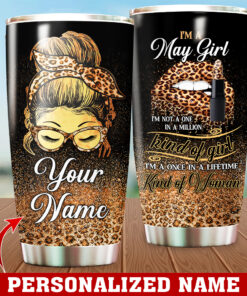 Personalized Name May Girl Girl 20Oz & 30Oz Stainless Steel Tumbler QFMM170305