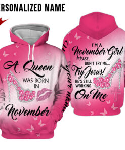 Personalized Name November Girl 3D All Over Printed Clothes QFMM050411