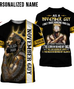 Personalized Name November Guy 3D All Over Printed Clothes DHHA050211