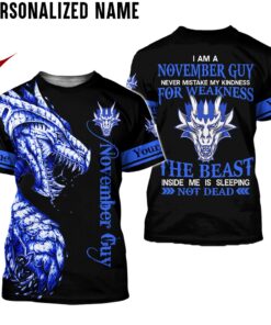 Personalized Name November Guy 3D All Over Printed Clothes DHLN270408