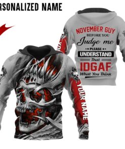 Personalized Name November Guy 3D All Over Printed Clothes HUDT111111