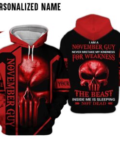 Personalized Name November Guy 3D All Over Printed Clothes NQKH181111