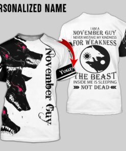 Personalized Name November Guy 3D All Over Printed Clothes NQOO231211