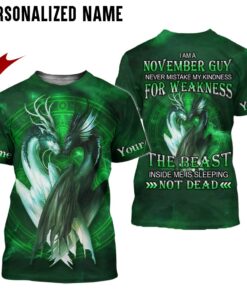 Personalized Name November Guy 3D All Over Printed Clothes NQTD170204