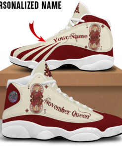 Personalized Name November Queen Shoes QFKH060411