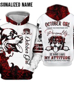 Personalized Name October Girl 3D All Over Printed Clothes HXHM170310