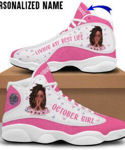 Personalized Name October Girl Shoes HXKH310310